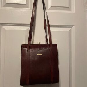 Oroton Vintage Cowhide frame Tote w/ detached original price tag Retail $345